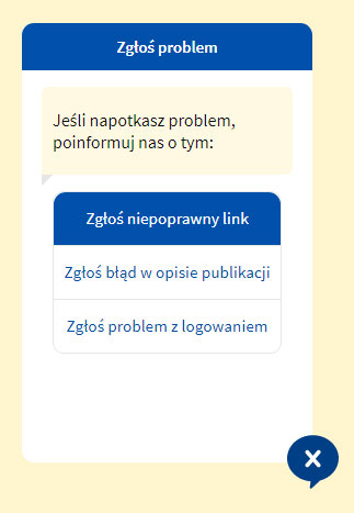 Primo - Pomoc - zgłoś problem