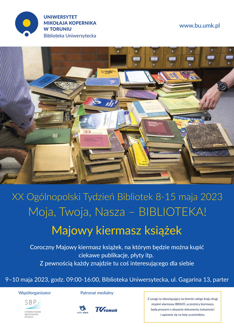 Majowy Kiermasz Książek 2023