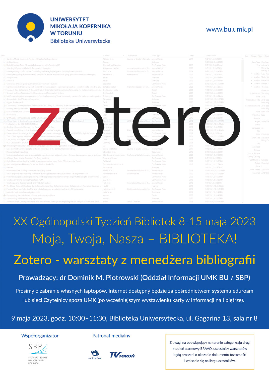 Zotero - warsztaty z menedżera bibliografii