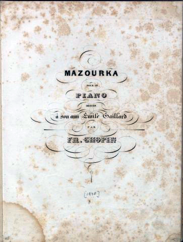 Fryderyk Chopin, Mazurek a-moll