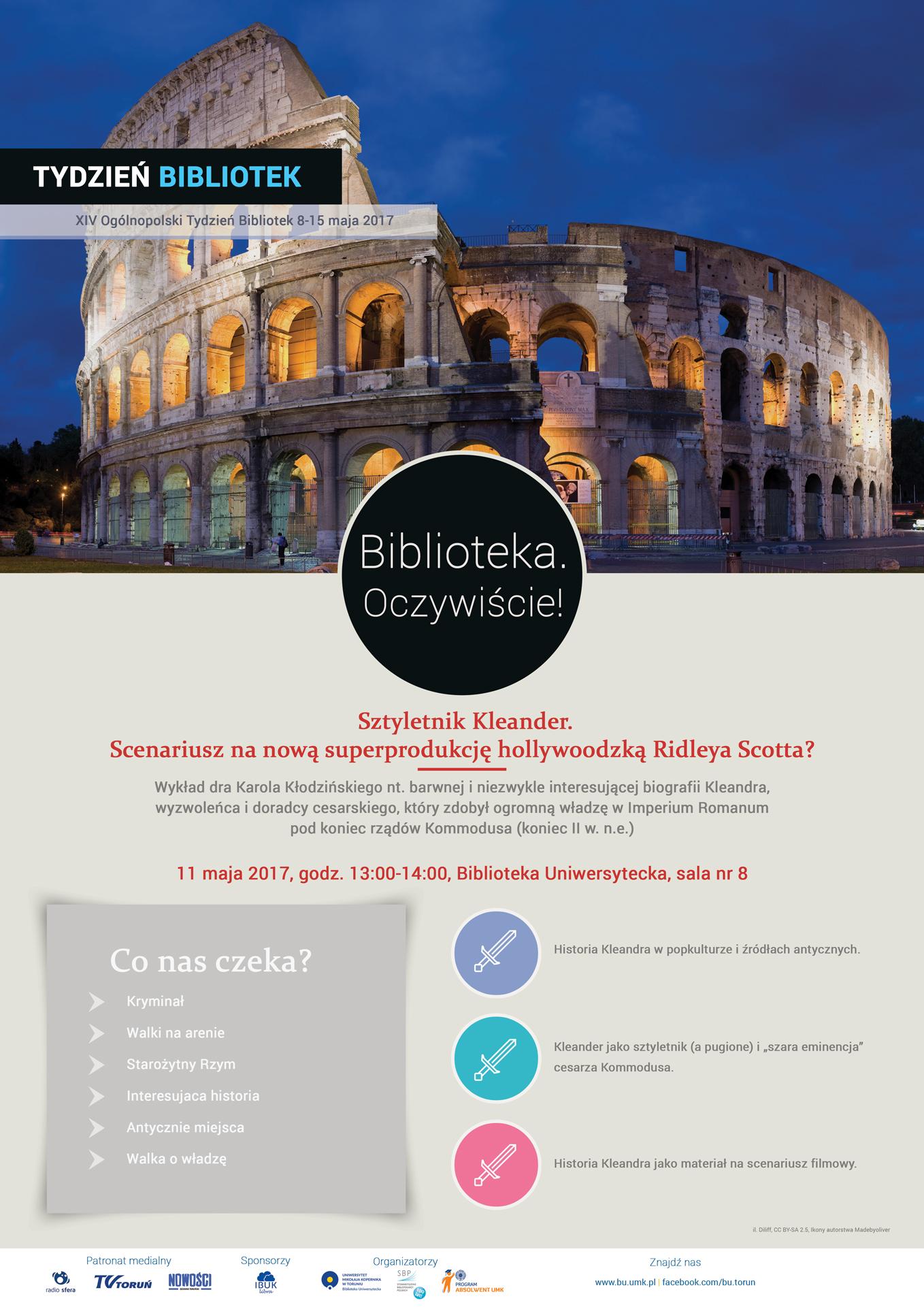 Sztyletnik Kleander. Scenariusz na nową superprodukcję hollywoodzką Ridleya Scotta?