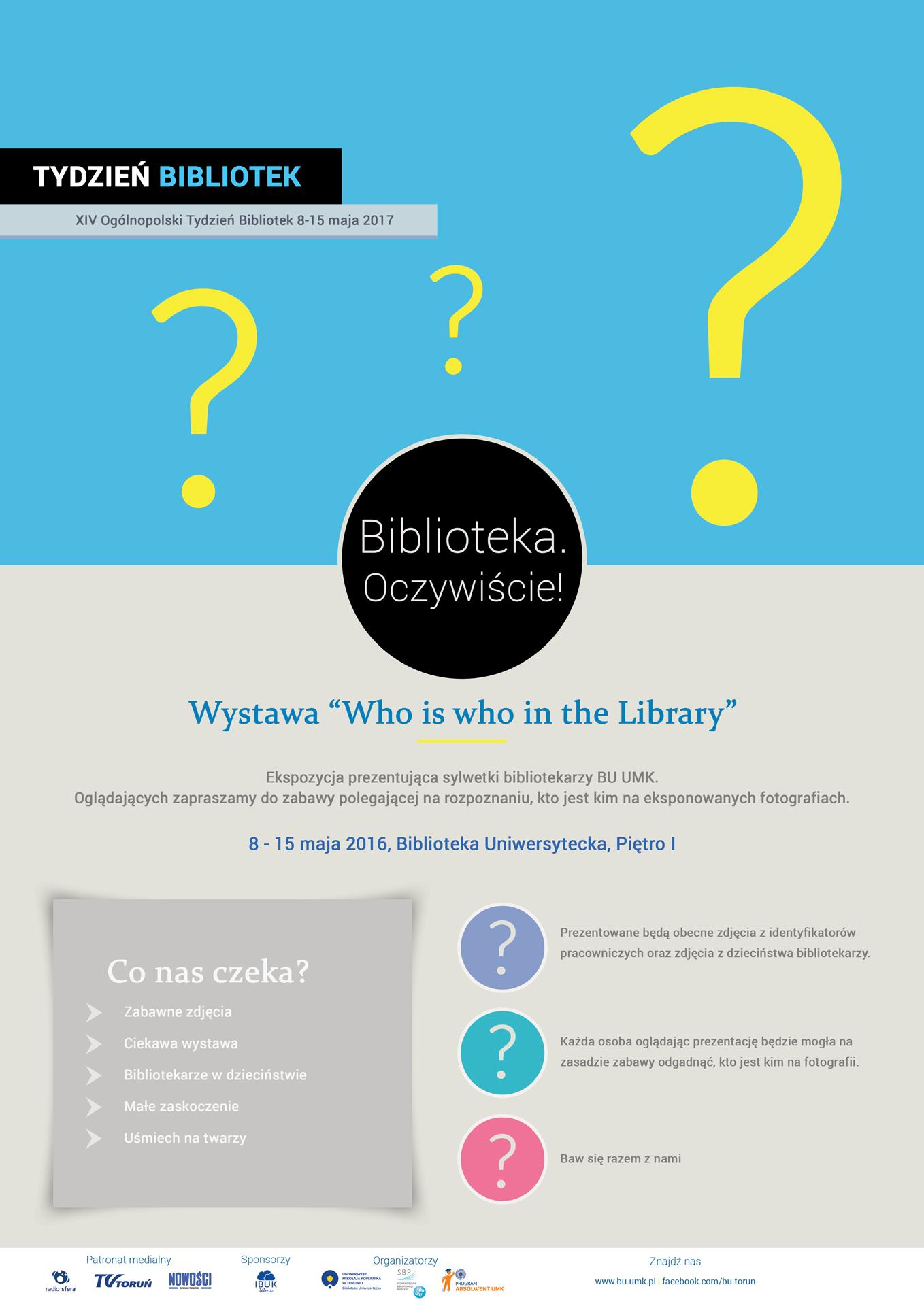 Wystawa Who is who in the library