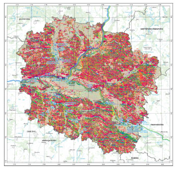Internetowy Atlas Województwa Kujawsko-Pomorskiego - mapa