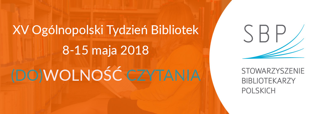 Baner www XV Ogólnopolski Tydzień Bibliotek
