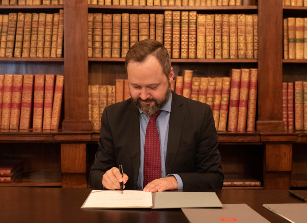 Biblioteka Narodowa i Biblioteka Uniwersytecka w Toruniu podpisały porozumienie o współpracy, źródło: BN